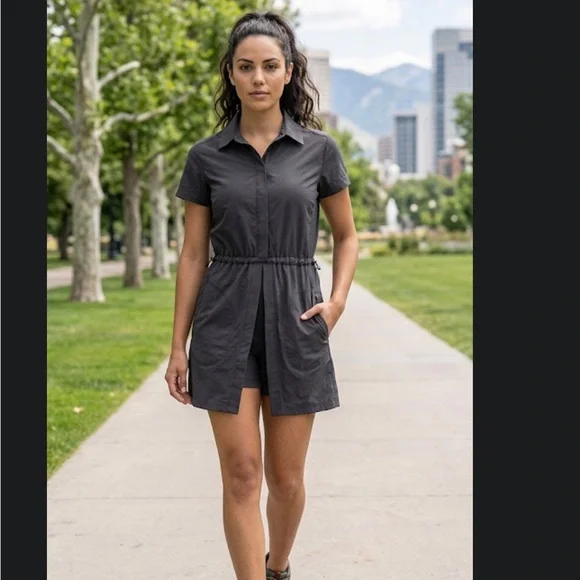 Indygena/Indyeva Emma Athletic Dress With Shorts. Medium. - Picture 2 of 15